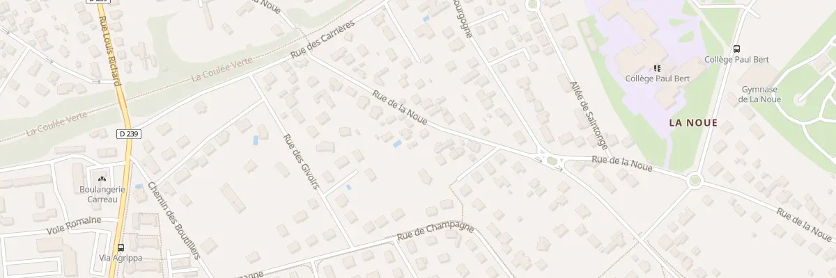 Plan du 22 Rue de la Noue à Auxerre