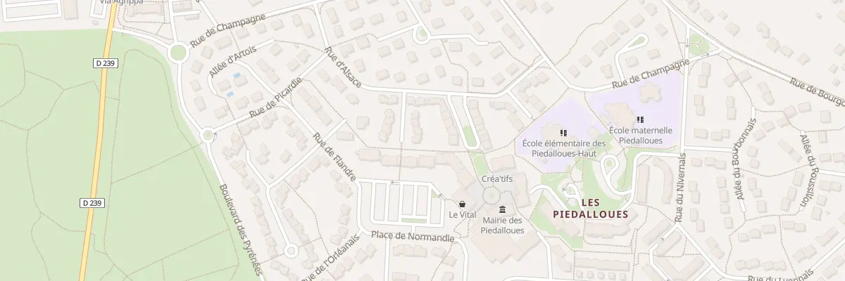 Plan du 8 All du Jura à Auxerre