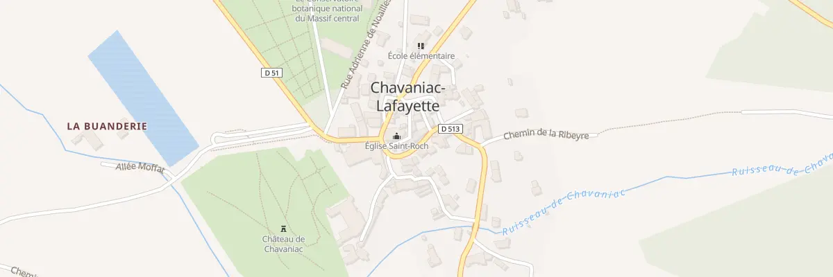Plan du 3 Rue Saint Roch à Chavaniac-Lafayette