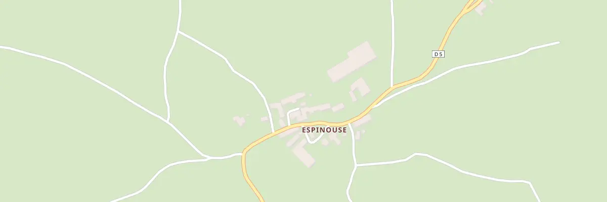 Plan du 5121 Espinouse à La Panouse