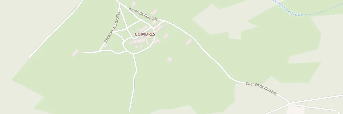 Plan du 5235 Combris à Doranges