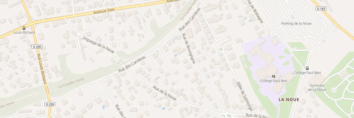 Plan du 6B Rue de Bourgogne à Auxerre