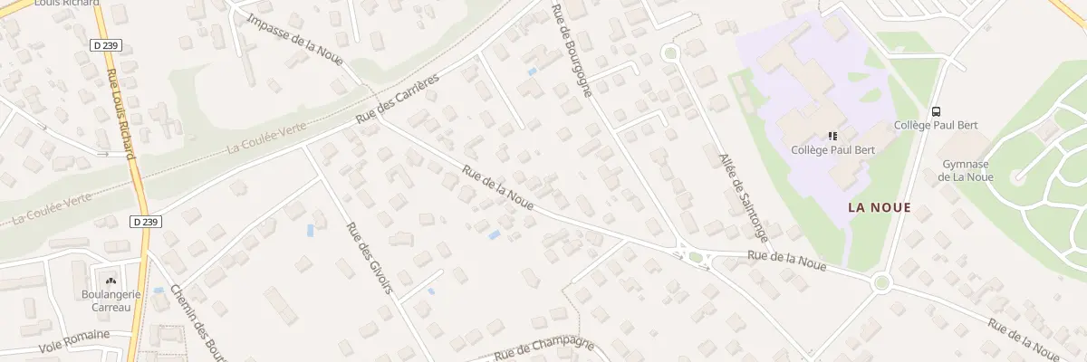 Plan du 15 Rue de la Noue à Auxerre