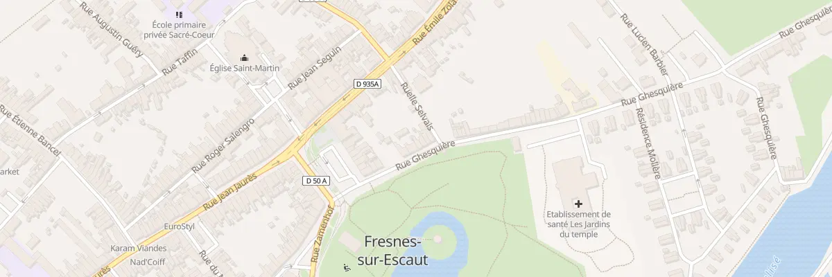 Plan du 19 Rue Ghesquière à Fresnes-sur-Escaut