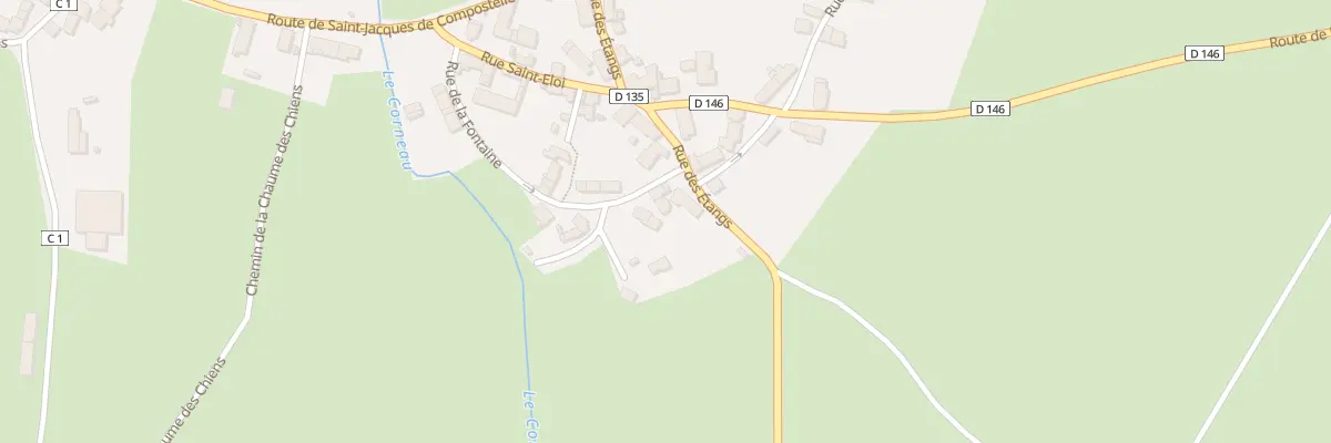 Plan du 1 Rue du Lavoir à Guipy