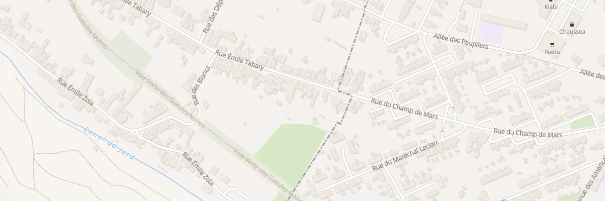 Plan du 918 Rue Emile Tabary à Vieux-Condé