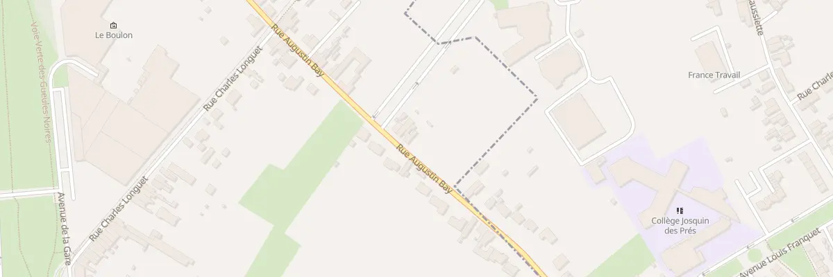 Plan du 350 Rue Augustin Bay à Vieux-Condé