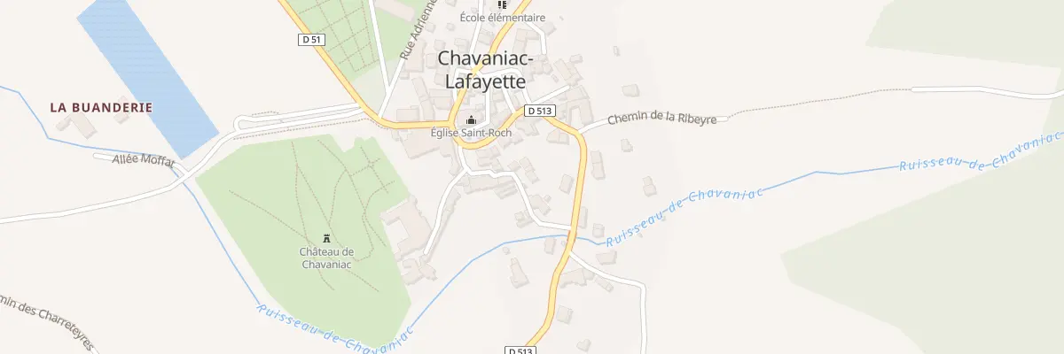 Plan du 5046 Le Bourg à Chavaniac-Lafayette