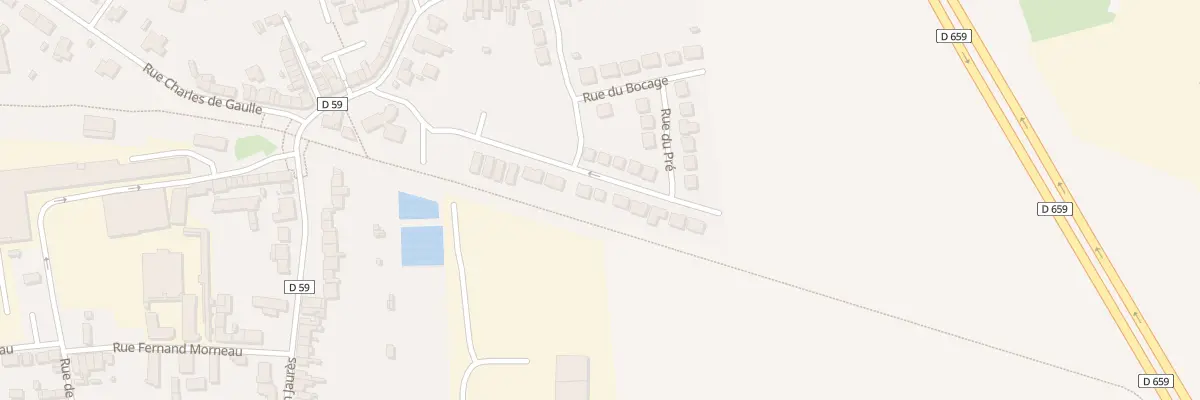 Plan du 14 Rue des Aubépines à Saultain