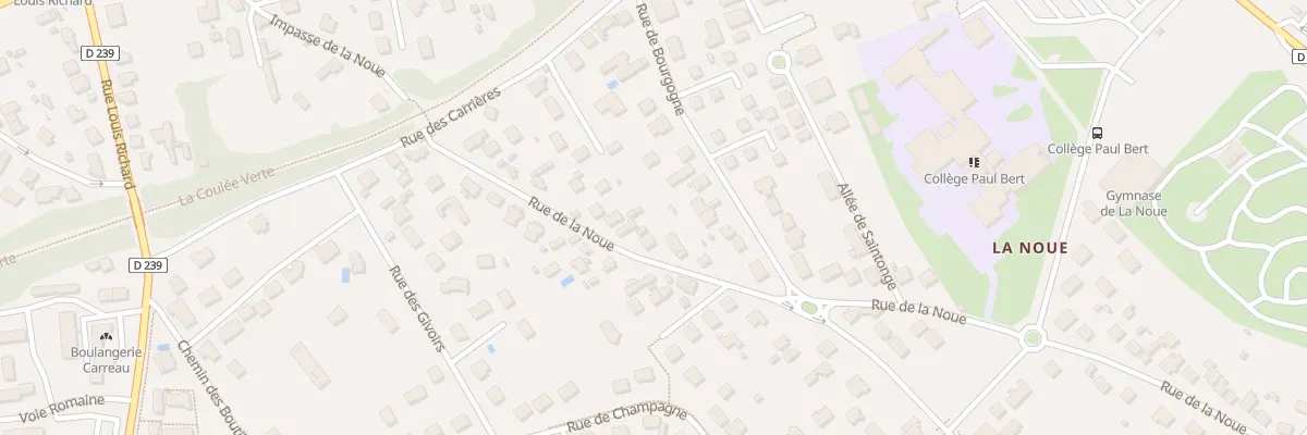 Plan du 17 Rue de la Noue à Auxerre