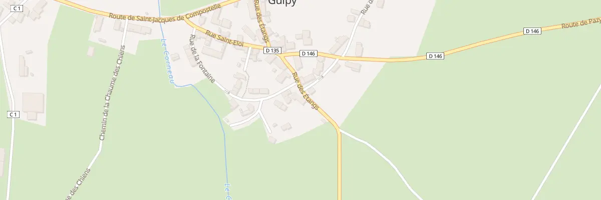Plan du 3 Rue des Étangs à Guipy