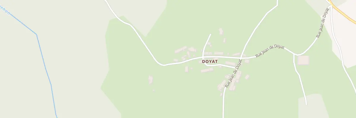 Plan du 30 Che Doyat à Arronnes