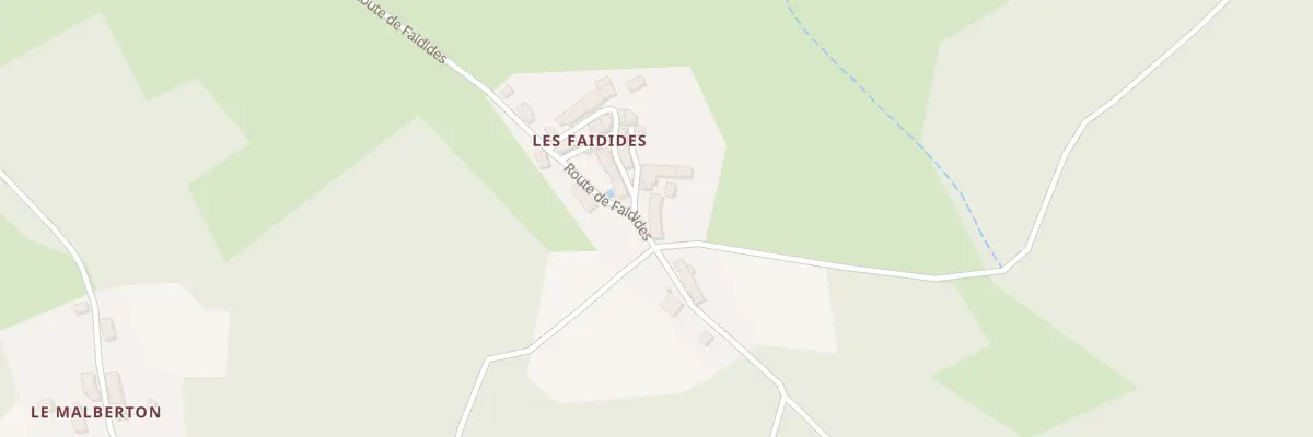 Plan du 5200 Les Faidides à Cunlhat