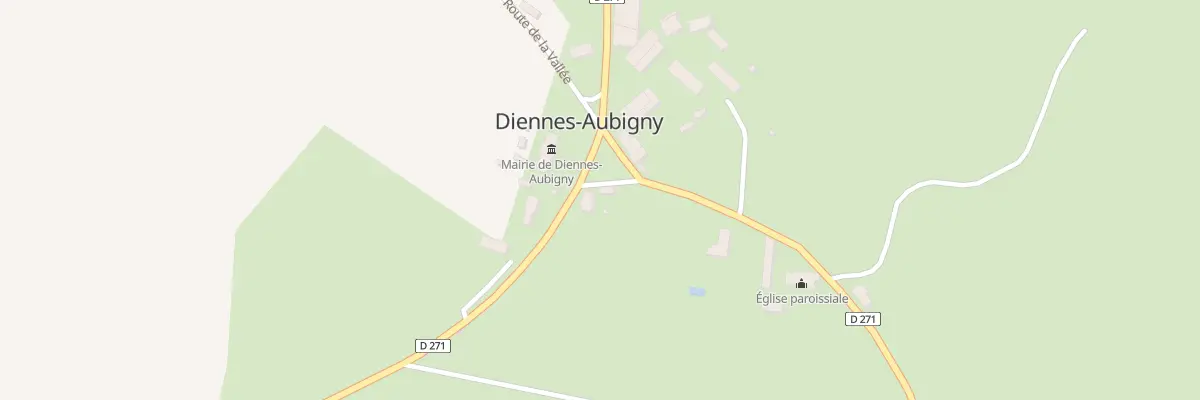 Plan du 25 Le Bourg à Diennes-Aubigny
