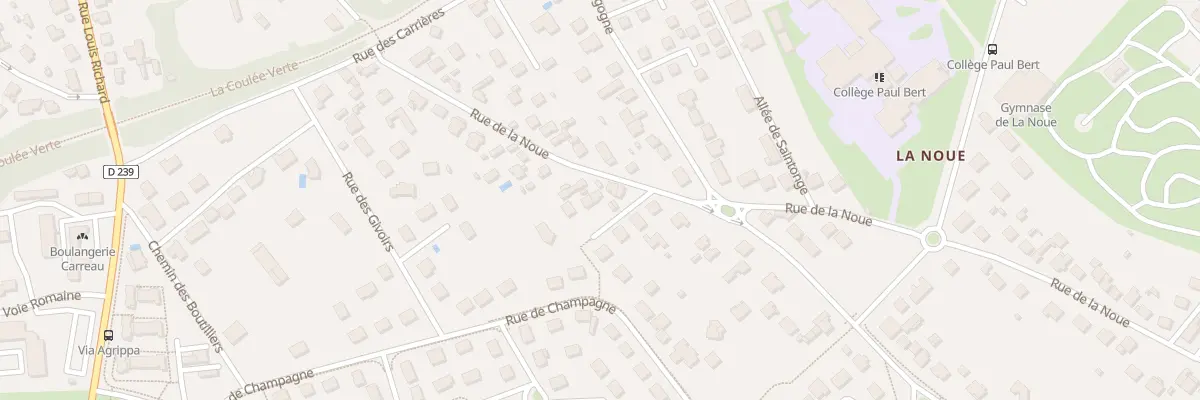 Plan du 30B Rue de la Noue à Auxerre