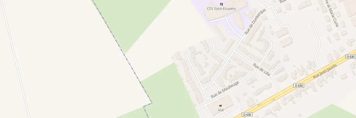 Plan du 29 Rue de Douai Cte du Stade à Onnaing