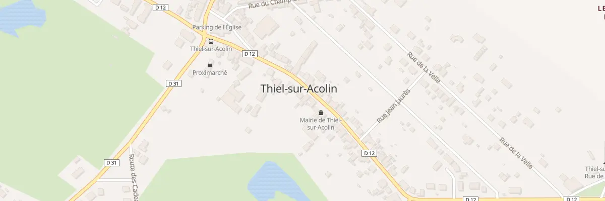 Plan du 10 Gr Grande Rue à Thiel-sur-Acolin