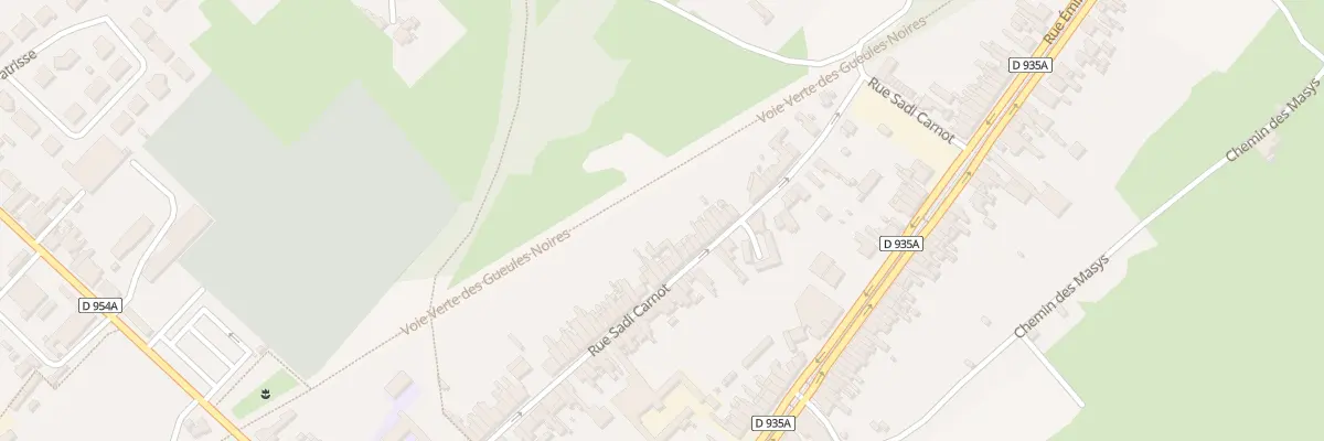 Plan du 85 Rue Carnot à Fresnes-sur-Escaut