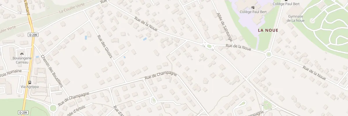 Plan du 32 Rue de la Noue à Auxerre