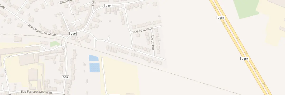 Plan du 5 Rue des Aubépines à Saultain