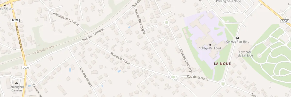 Plan du 18 Rue de Bourgogne à Auxerre