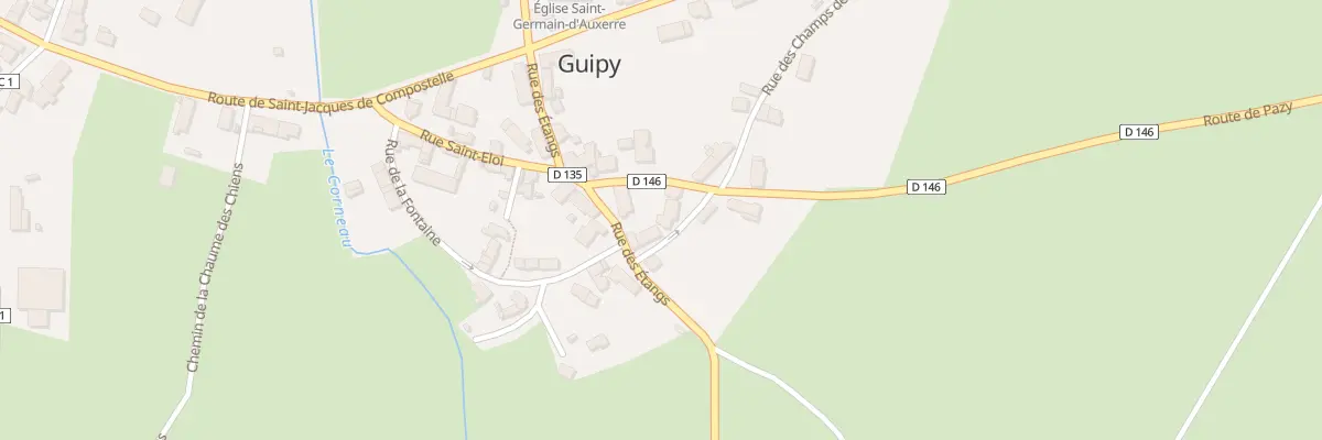 Plan du 5 Rue des Champs de la Croix à Guipy