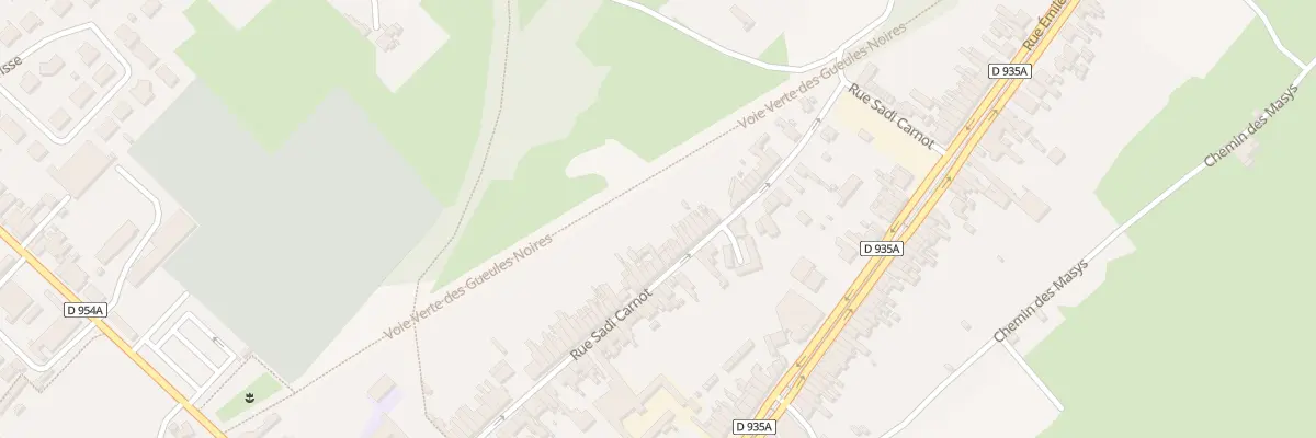 Plan du 89 Rue Carnot à Fresnes-sur-Escaut