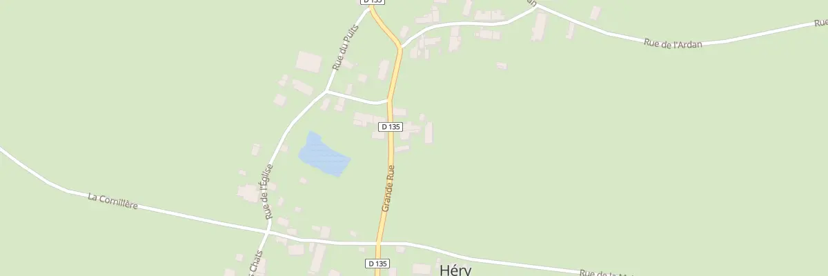 Plan du 5 Grande Rue à Héry