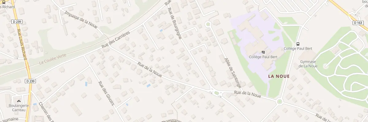Plan du 20 Rue de Bourgogne à Auxerre