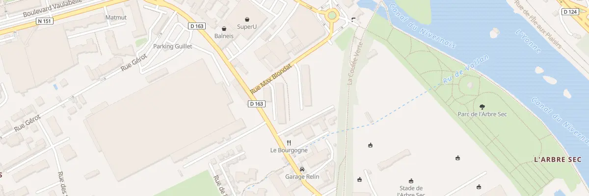 Plan du 10 Rue Max Blondat à Auxerre
