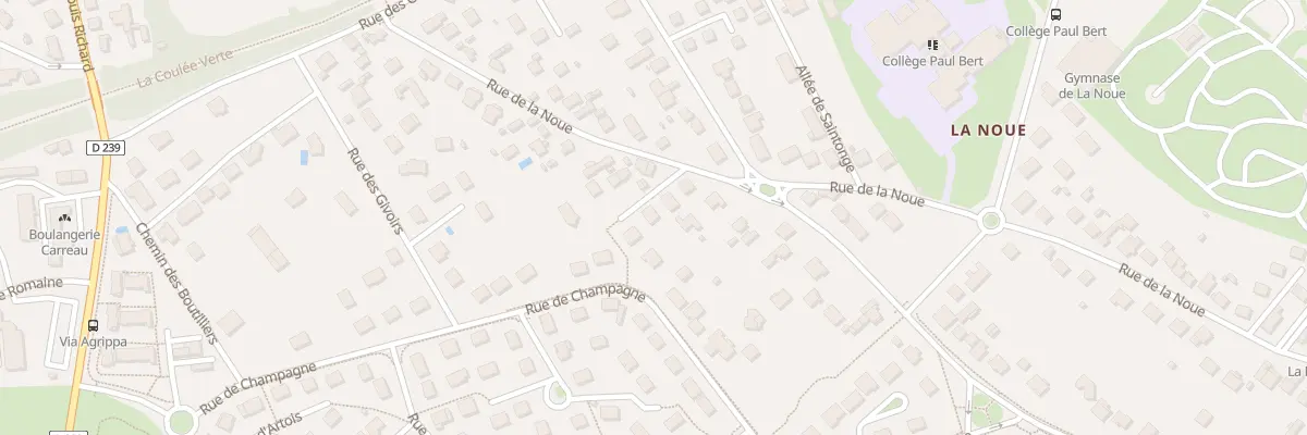 Plan du 32B Rue de la Noue à Auxerre