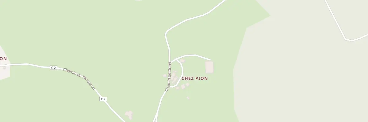 Plan du 5327 Chez Pion à Lachaux