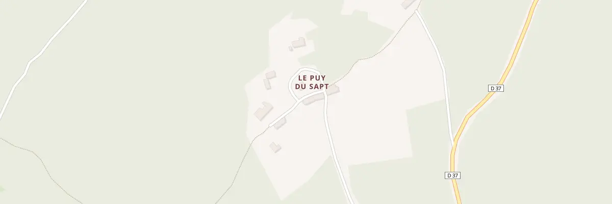 Plan du 5262 Puy du Sapt à Fournols