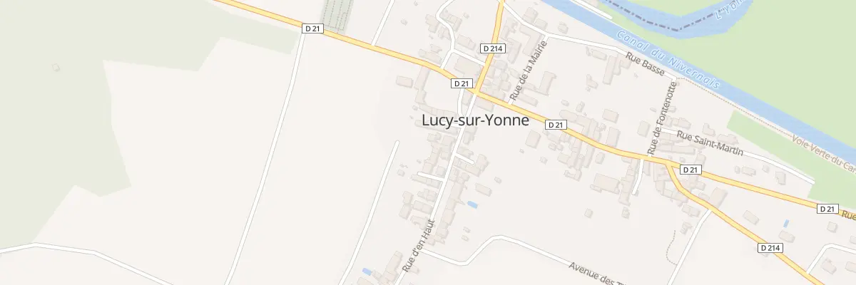 Plan du 12 Rue d’En Haut à Lucy-sur-Yonne