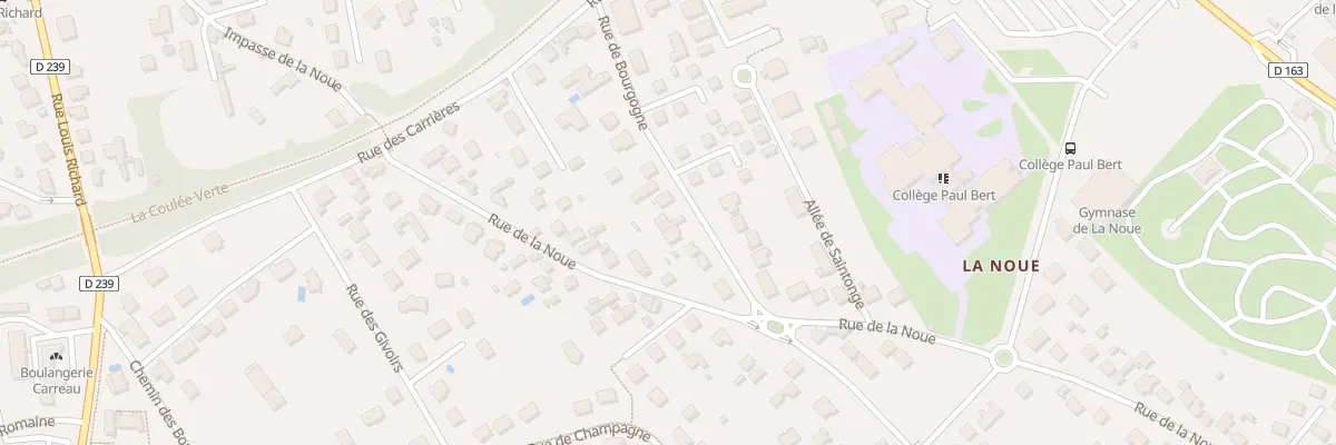 Plan du 22 Rue de Bourgogne à Auxerre