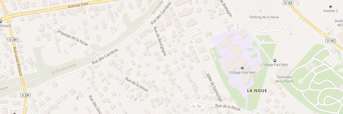Plan du 9 Rue de Bourgogne à Auxerre