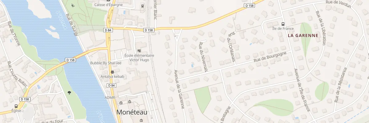 Plan du 7 Av de la Garenne à Monéteau
