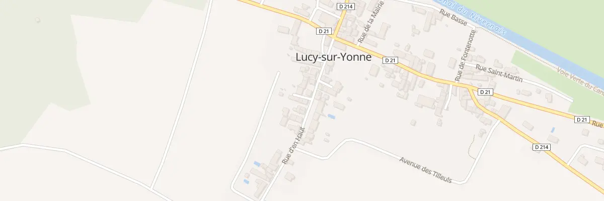 Plan du 24 Rue d’En Haut à Lucy-sur-Yonne
