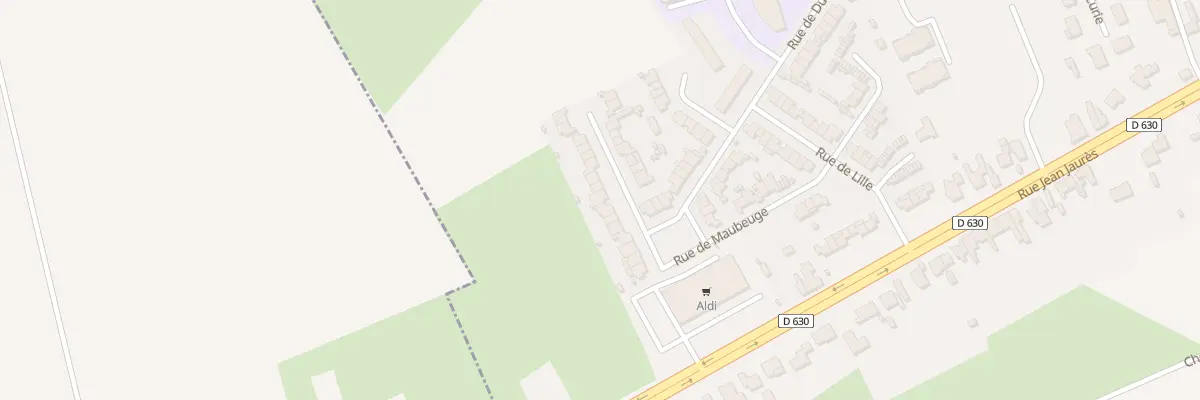 Plan du 15 Rue de Douai Cte du Stade à Onnaing