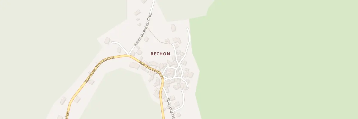 Plan du 5233 Bechon à Saint-Rémy-sur-Durolle
