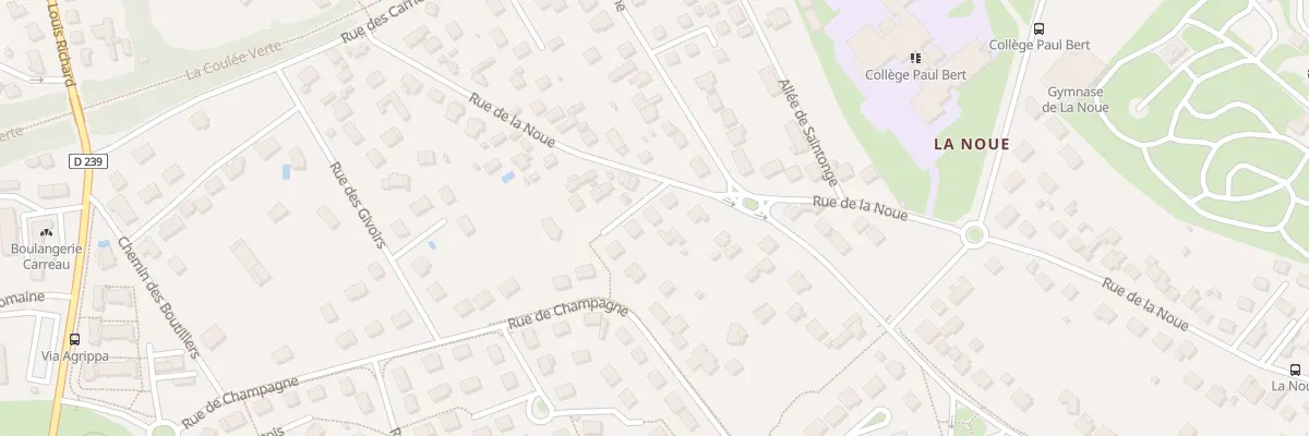 Plan du 32T Rue de la Noue à Auxerre