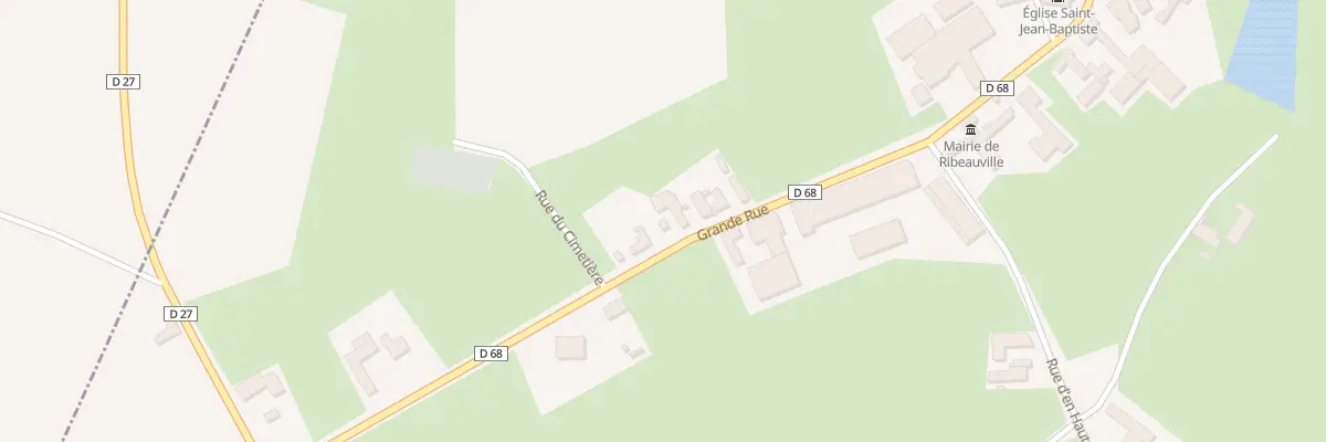 Plan du 14 Gr Grande Rue à Ribeauville