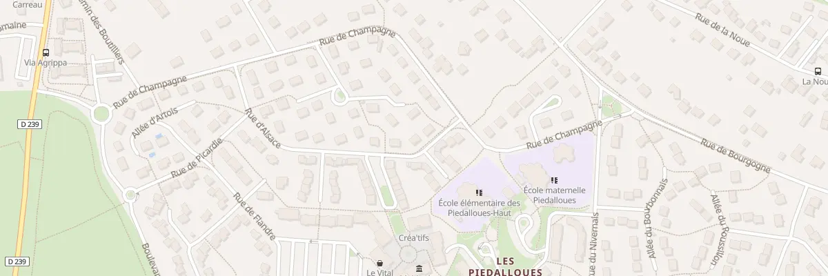 Plan du 21 Rue d’Alsace à Auxerre