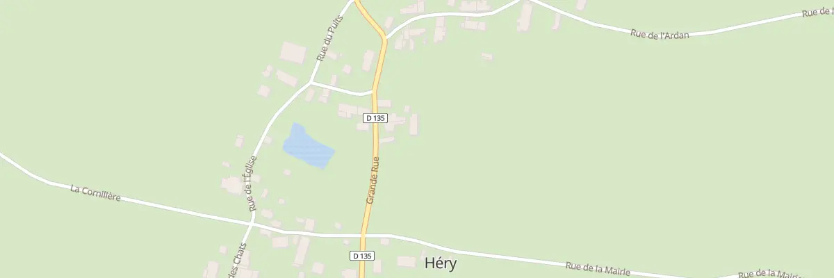 Plan du 3 Grande Rue à Héry