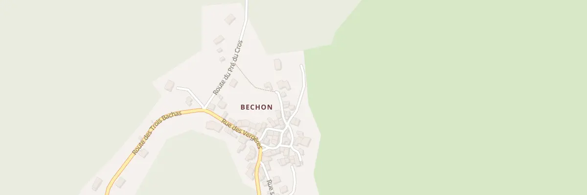 Plan du 5234 Bechon à Saint-Rémy-sur-Durolle