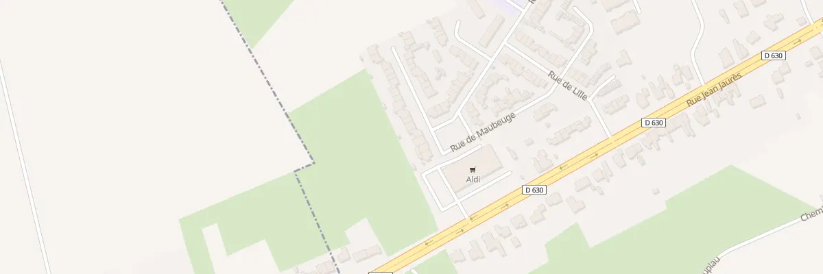 Plan du 7 Rue de Douai Cte du Stade à Onnaing