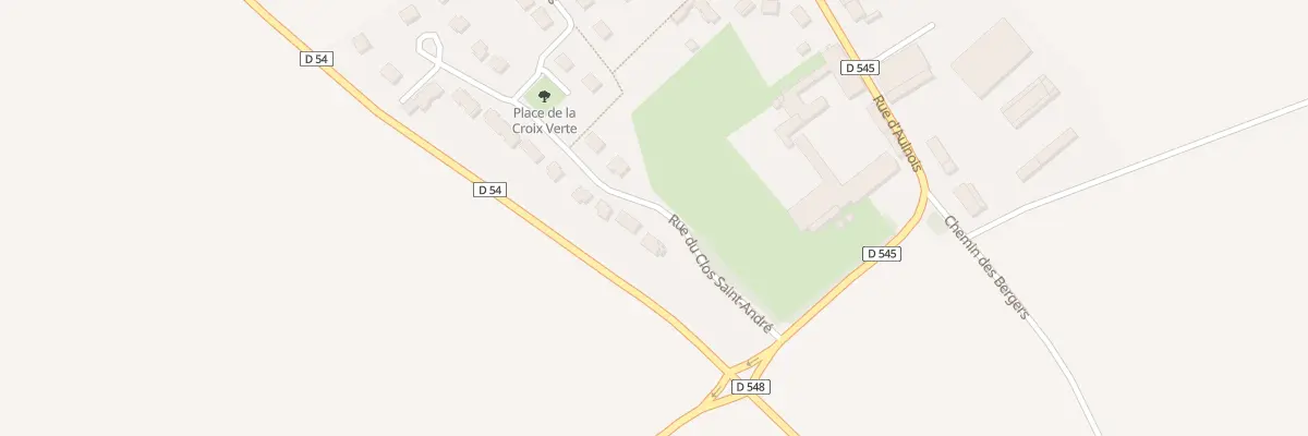 Plan du 3 Rue du Clos St Andre à Besny-et-Loizy