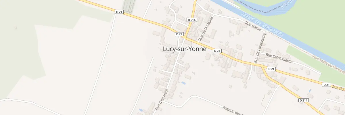 Plan du 10 Rue d’En Haut à Lucy-sur-Yonne