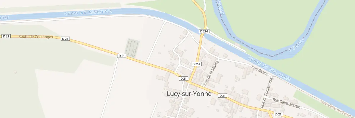 Plan du 1 Rue de l’Eglise à Lucy-sur-Yonne