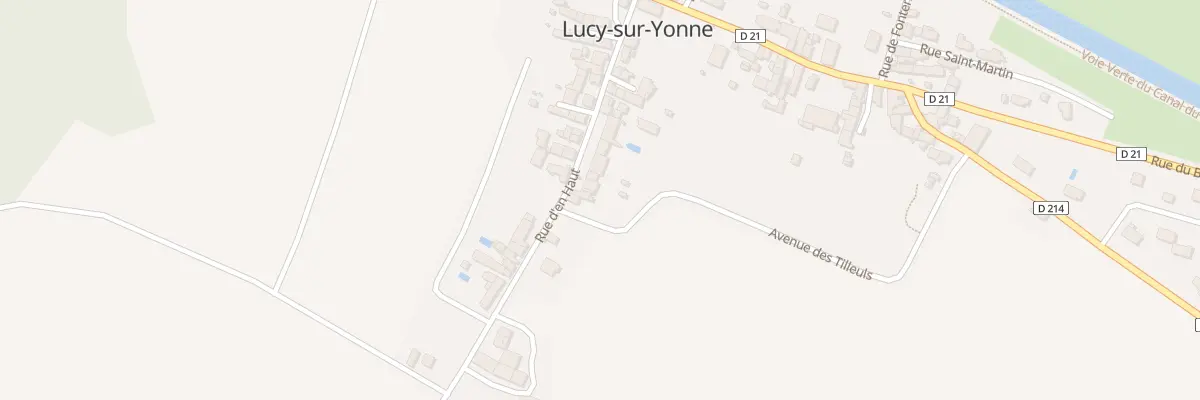 Plan du 29 Rue d’En Haut à Lucy-sur-Yonne